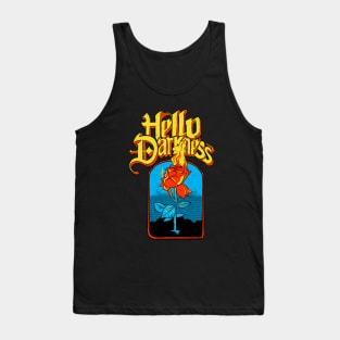 Hello Darkness - Flaming Rose Tank Top